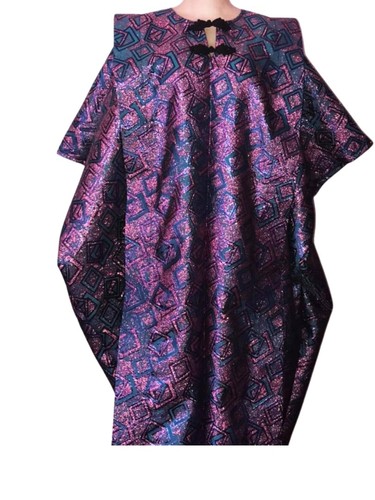 Couture purple brocade teal - couture,