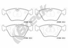 Brake pads 20968 10 701 00 BRECK for BMW 5 5 Touring 7 3 Coupe 3 Convertible 3