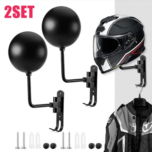 Motorcycle bicycle helmet rack - bicycle,