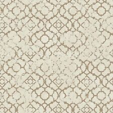 Galerie Aged Quatrefoil Wallpaper – Cream/Gold 10m x 53cm Roll (DWP0246-05)