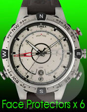 Timex E Expedition compass watch face protectors x 6....... WATCH NOT INCLUDED