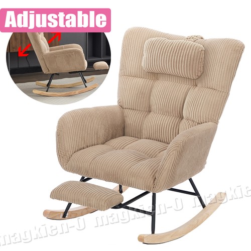 Rocking chair with adjustable - rocking,