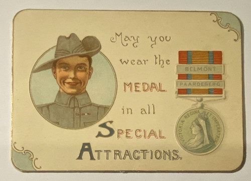 Boer war medal based - boer, humour