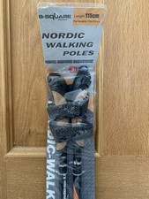 B-Square Nordic Walking Poles Carbon Composite 115cm New