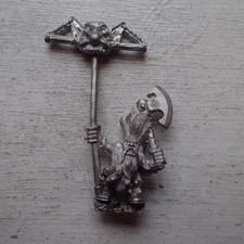 Citadel Warhammer 90s Dwarf Troll Slayer Command Standard Bearer