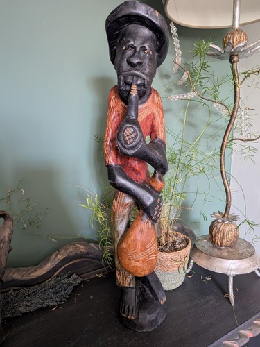 Vintage 50cm african wood - african,