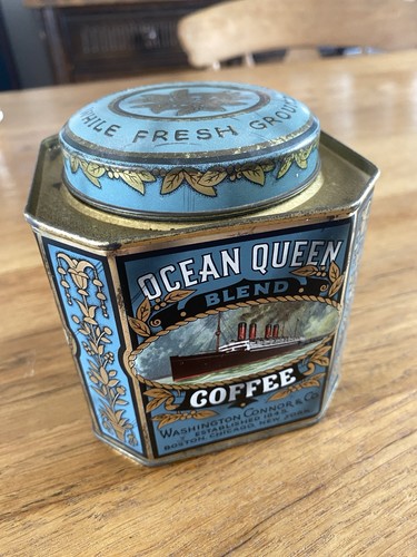 Ocean queen coffee octagonal - coffee,