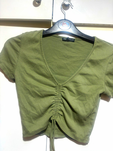Zara women green - zara, ribbed