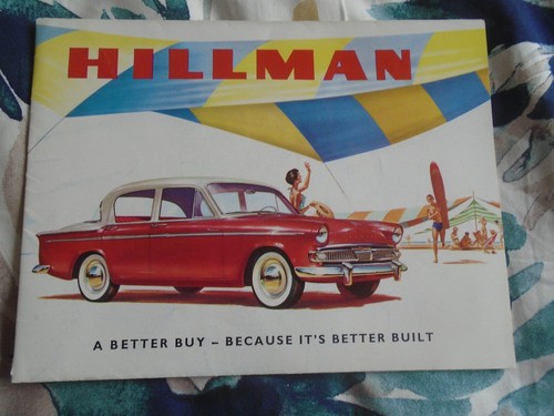 Hillman range brochure undated