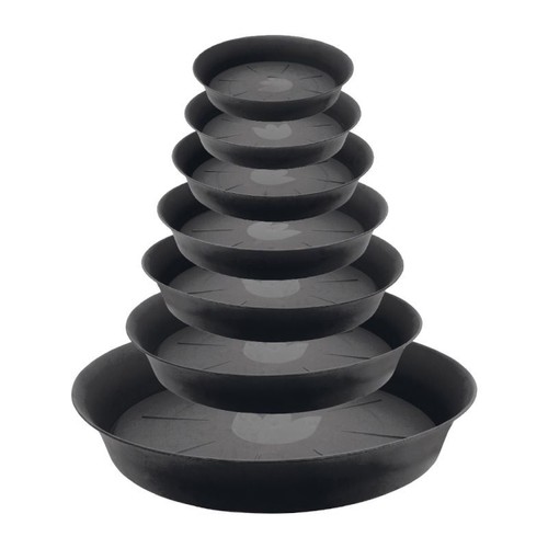 Deep plastic saucer trays - plastic, saucer/trays
