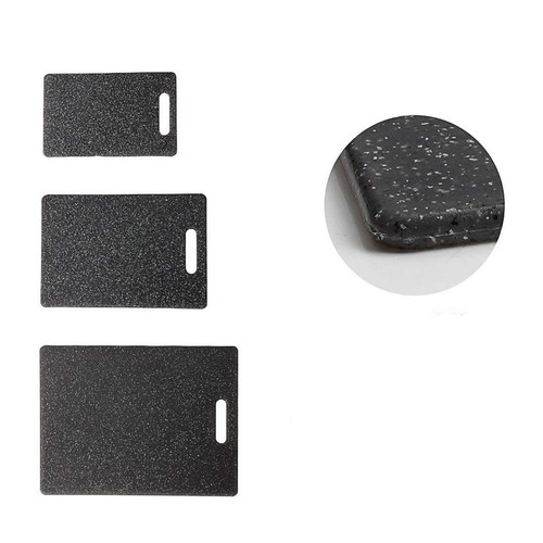 Black chopping board set 3 - chopping,