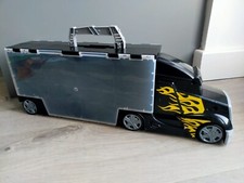 Chad Valley Black Truck Car Transporter 18" Carry Case Storage Toy Free UK Del