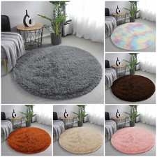 Circle Round Fluffy Rugs