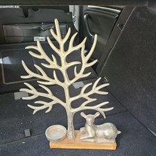 Tree and Deer Candle Holder on