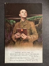 British Officer Holding Bible
