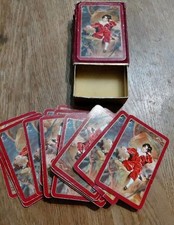 Vintage Thomas De La Rue Boudoir Pictorial Playing Cards - Complete - c1930s