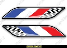 2 x FRENCH flag stickers 011