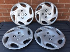 x4 Peugeot 206 14" Wheel Trims Genuine Original Hub Cap