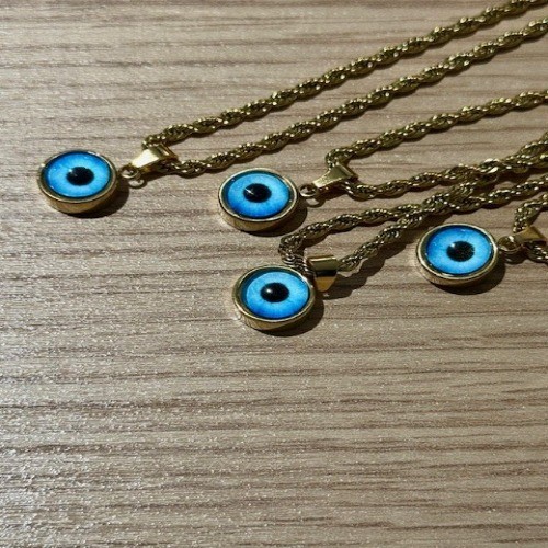 Evil eye necklace pendant - pendant, –