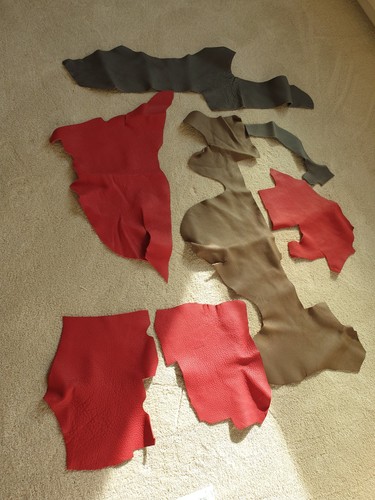 Leather fabric for sewing - for,