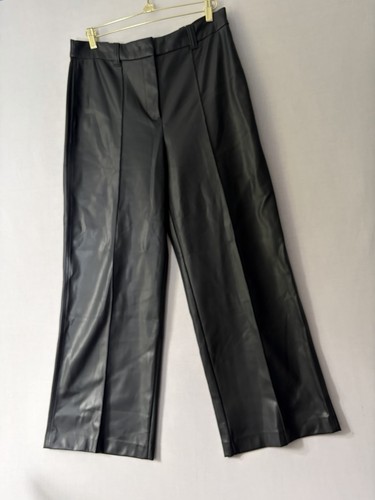 Faux leather wide - m&s,