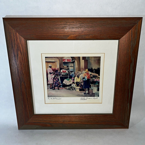 Vintage dark wood wooden - dark,