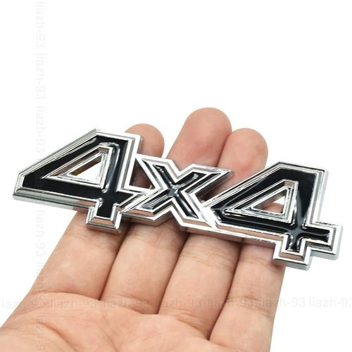Metal sticker 4x4 - 4x4, logo