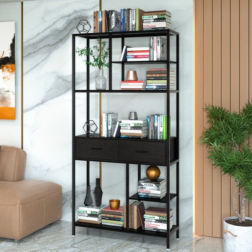Wooden cube bookcase shelf - wooden,