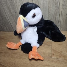 Hand Puppet Puffin By Puppet Company Co Soft Toy Plush Bird Teddy Black