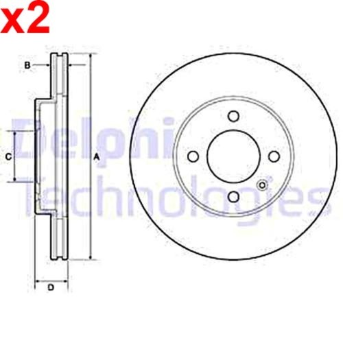 Brake disc delphi fits - brake,