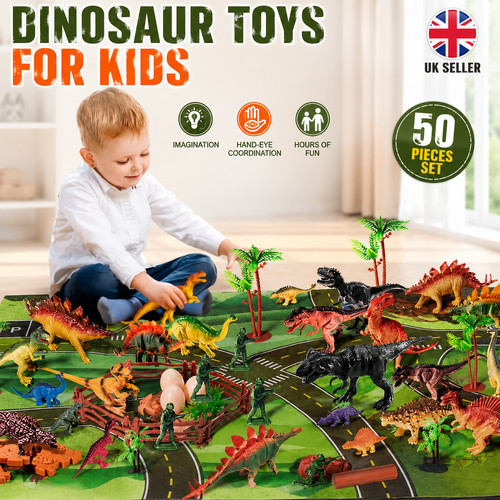 Dinosaur toys for kids 46pcs - dinosaur,