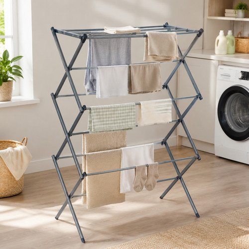 Heavy duty 3tier clothes - clothes, airer