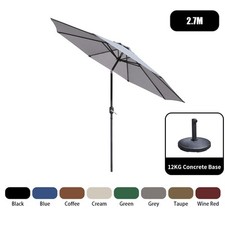 2.5m 2.7m 3m Garden Parasol
