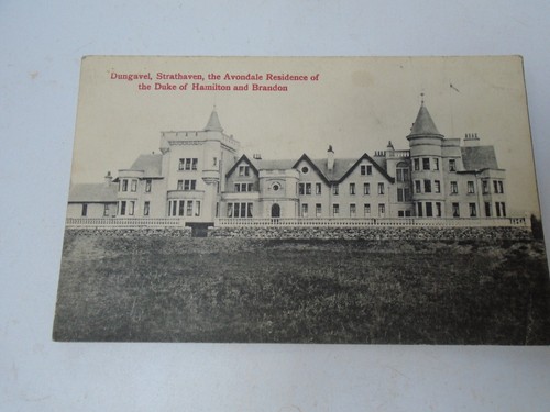Strathaven postcard dungavel - strathaven,