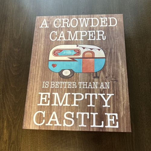 Crowded camper better - crowded,