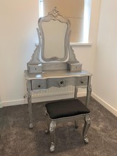 Dressing Table Set With Matching Stool