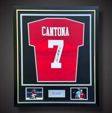 Eric Cantona Hand Signed And