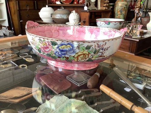 Antique maling lustre ware - lustre,