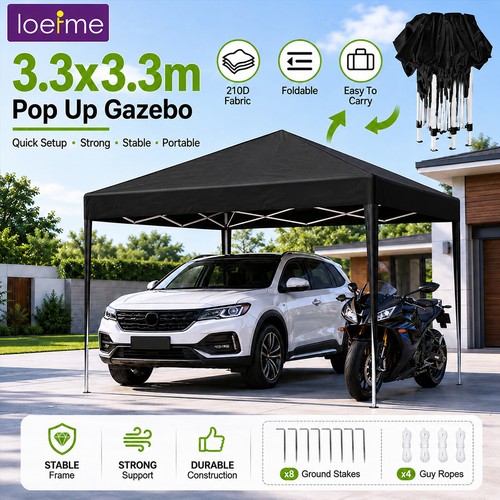 Pop gazebo 3x3 - pop, 3.3x3.3m