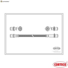 BRAKE HOSE 19032505 FOR TOYOTA