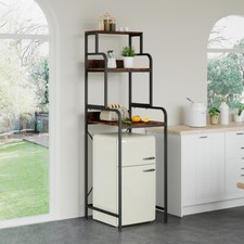 Kitchen Pantry Standing Shelving Unit 3 Tier Microwave Oven Rack Over The Fridge