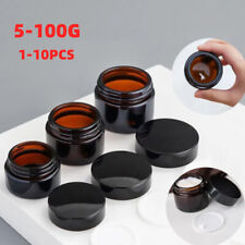 Glass Amber Cosmetic Cream