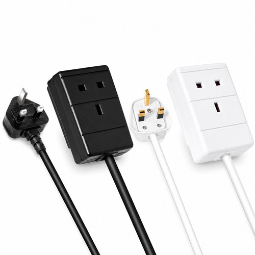 Gang extension lead 5m - extension, 1m