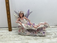 Fairy Fantasy By Regency Leaf Bed Fairy Figure Sculpture Ornament Free Postage