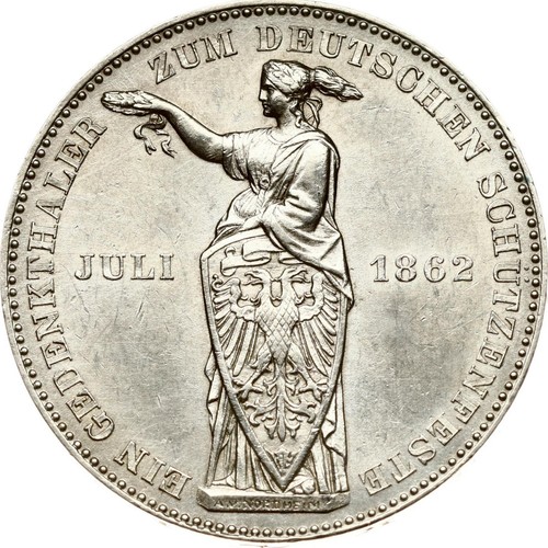 Silver coin germany frankfurt - coin,