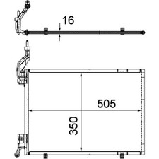 Mahle Condenser for Ford