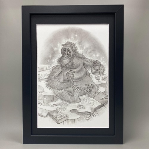 Framed orang utan librarian - orang-utan,