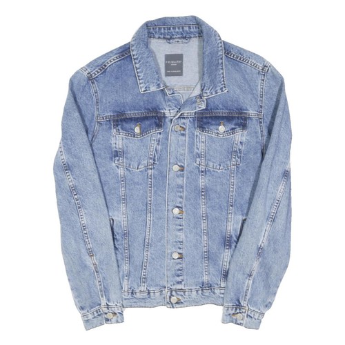 Primark mens blue denim jacket - blue,
