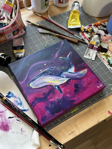 Original acrylic painting - acrylic,