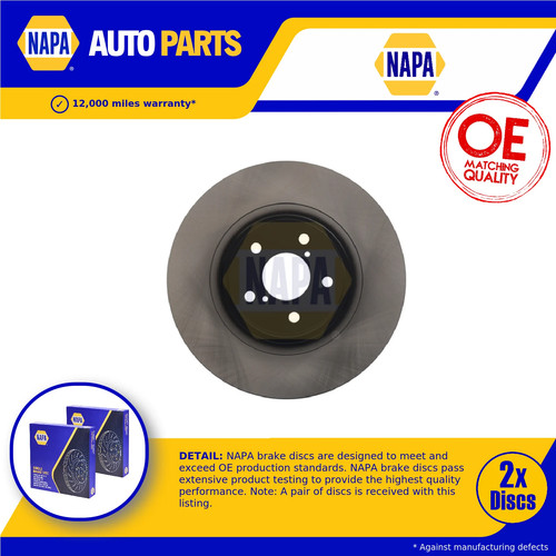 Brake discs pair vented - brake,